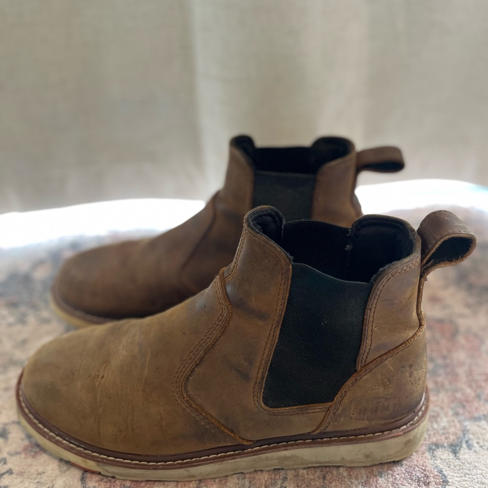 Men's Brown Brunt Ohman Soft Toe Boot